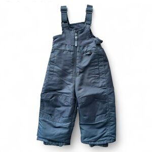 Cherokee Kids Black Snow Pant Bib Overalls 18M